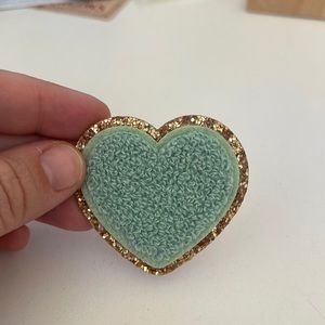 Stoney Clover Lane varsity heart patch- Pistachio!